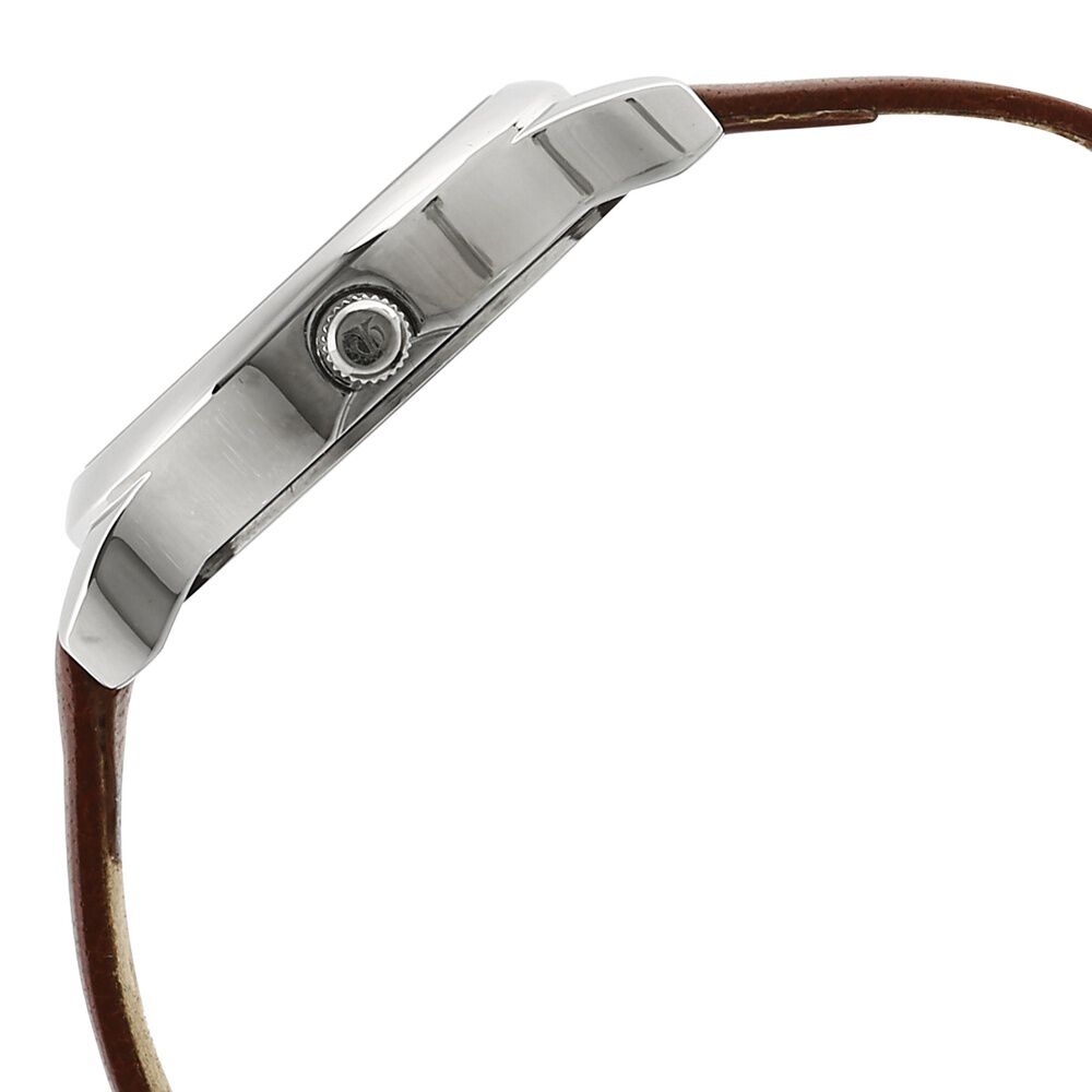 Titan Women's Chic minimalist watch with Black dial and leather strap NP2481SL07