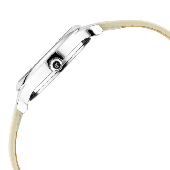 Titan Women's Chic minimalist watch with Anthracite dial and leather strap NS2481SL11