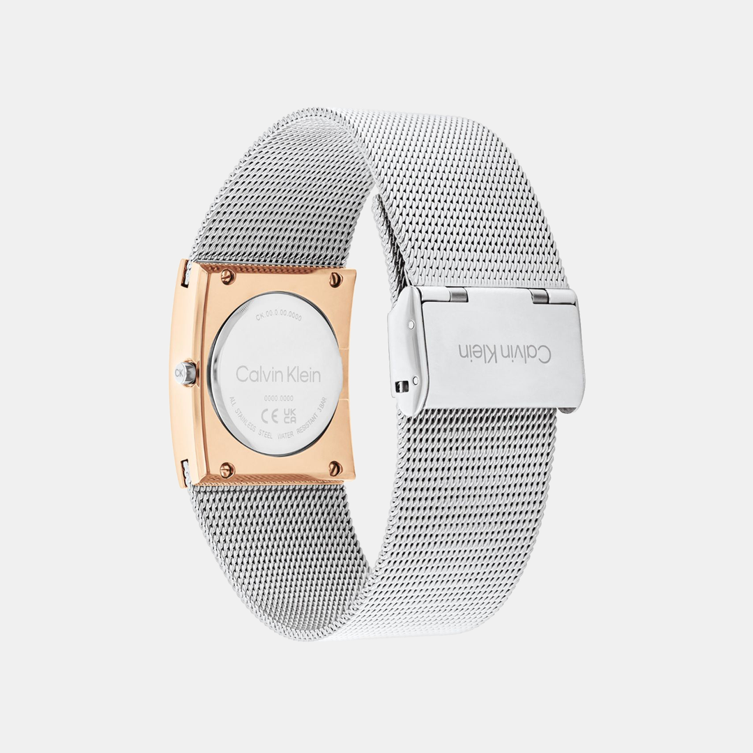 Calvin Klein 25100063 Silver Dial Women&