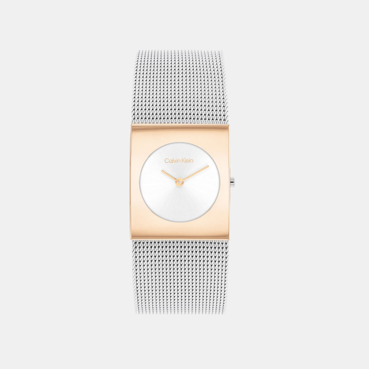 Calvin Klein 25100063 Silver Dial Women&