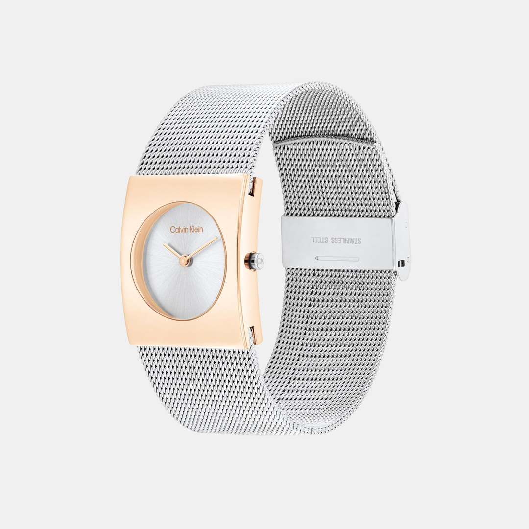 Calvin Klein 25100063 Silver Dial Women&