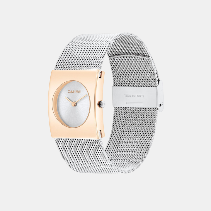 Calvin Klein 25100063 Silver Dial Women&