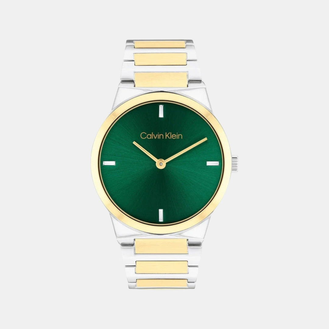 Calvin Klein 25100087 Green Dial Women&