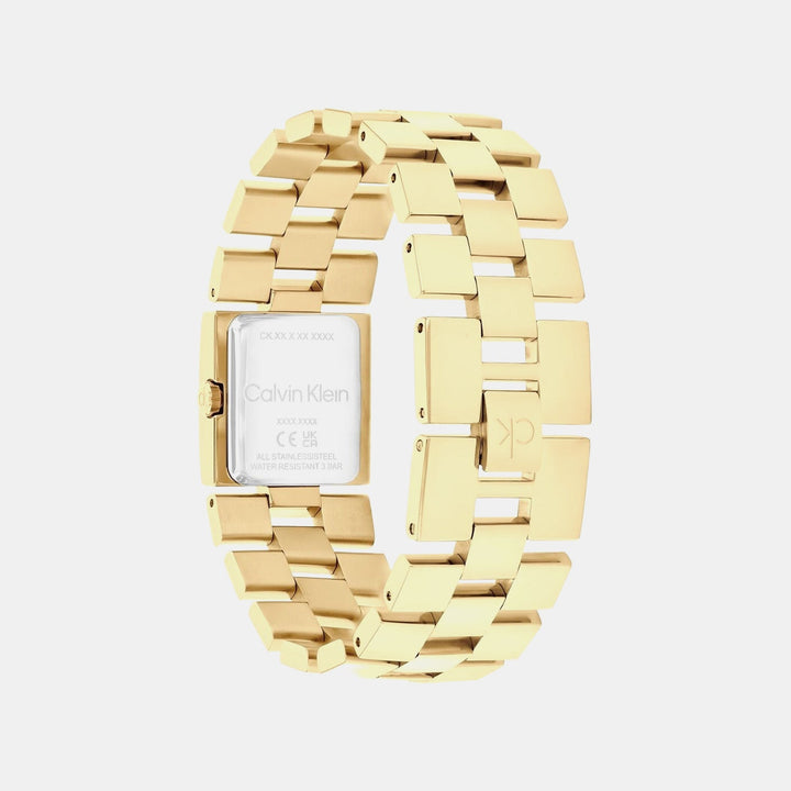Calvin Klein 25100089 Gold Dial Women&