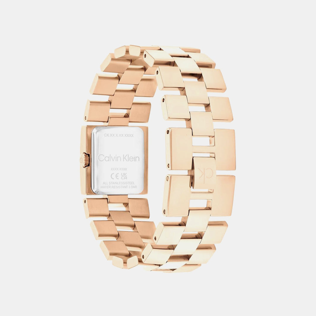 Calvin Klein 25100090 Rose Gold Dial Women&