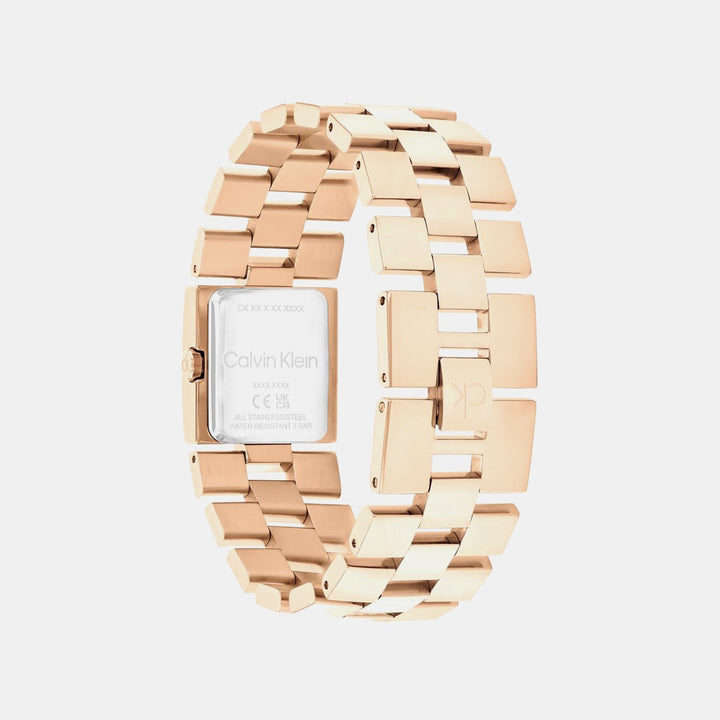 Calvin Klein 25100090 Rose Gold Dial Women&