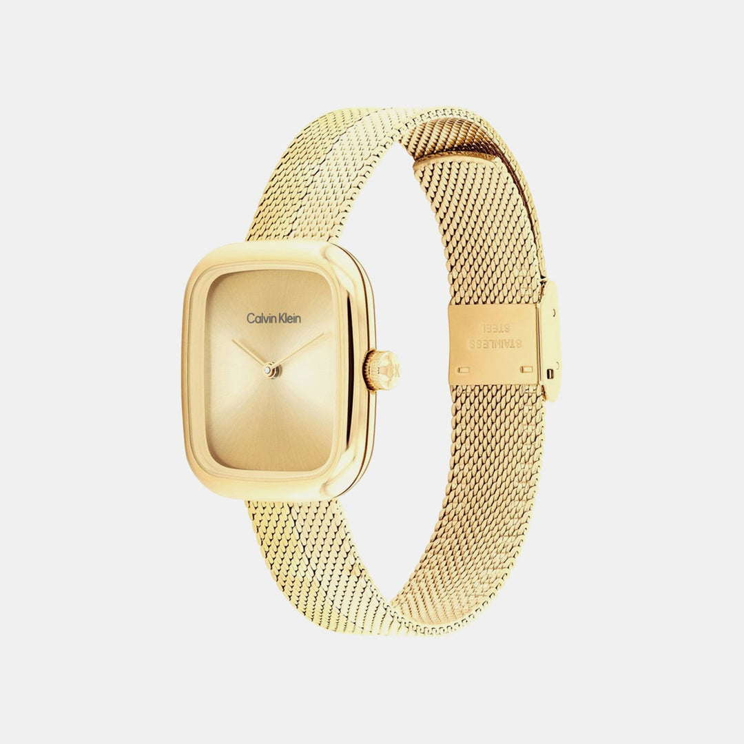 Calvin Klein 25100099 Gold Dial Women&