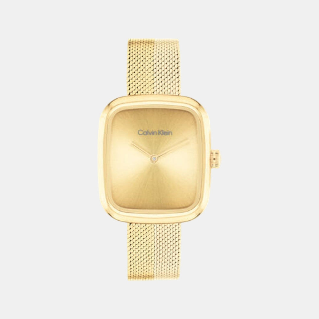 Calvin Klein 25100099 Gold Dial Women&