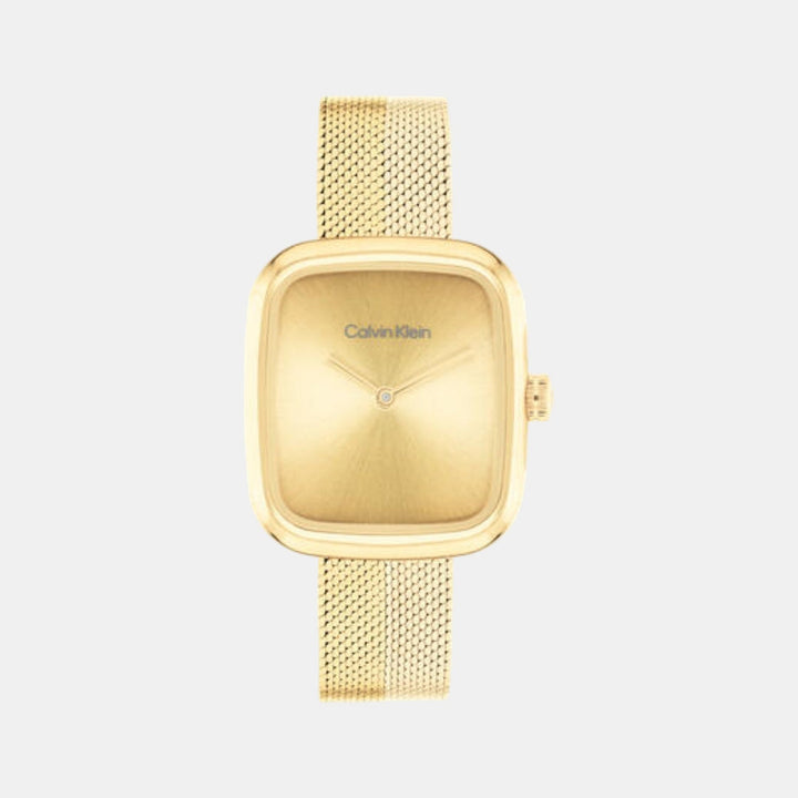 Calvin Klein 25100099 Gold Dial Women&