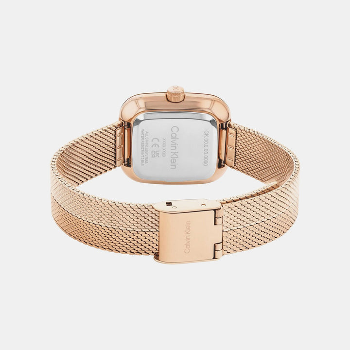 Calvin Klein 25100101 Rose Gold Dial Women&