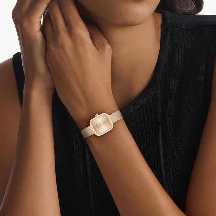 Calvin Klein 25100101 Rose Gold Dial Women&
