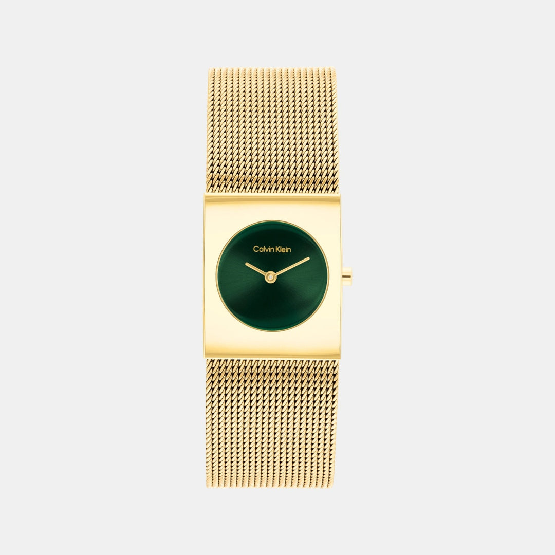 Calvin Klein 25100136 Green Dial Women&