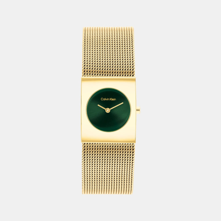 Calvin Klein 25100136 Green Dial Women&