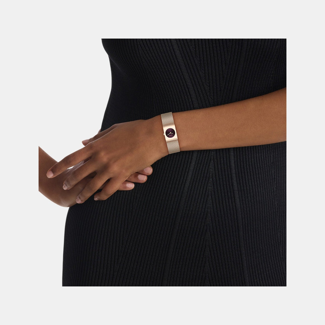 Calvin Klein 25100137 Burgundy Dial Women&