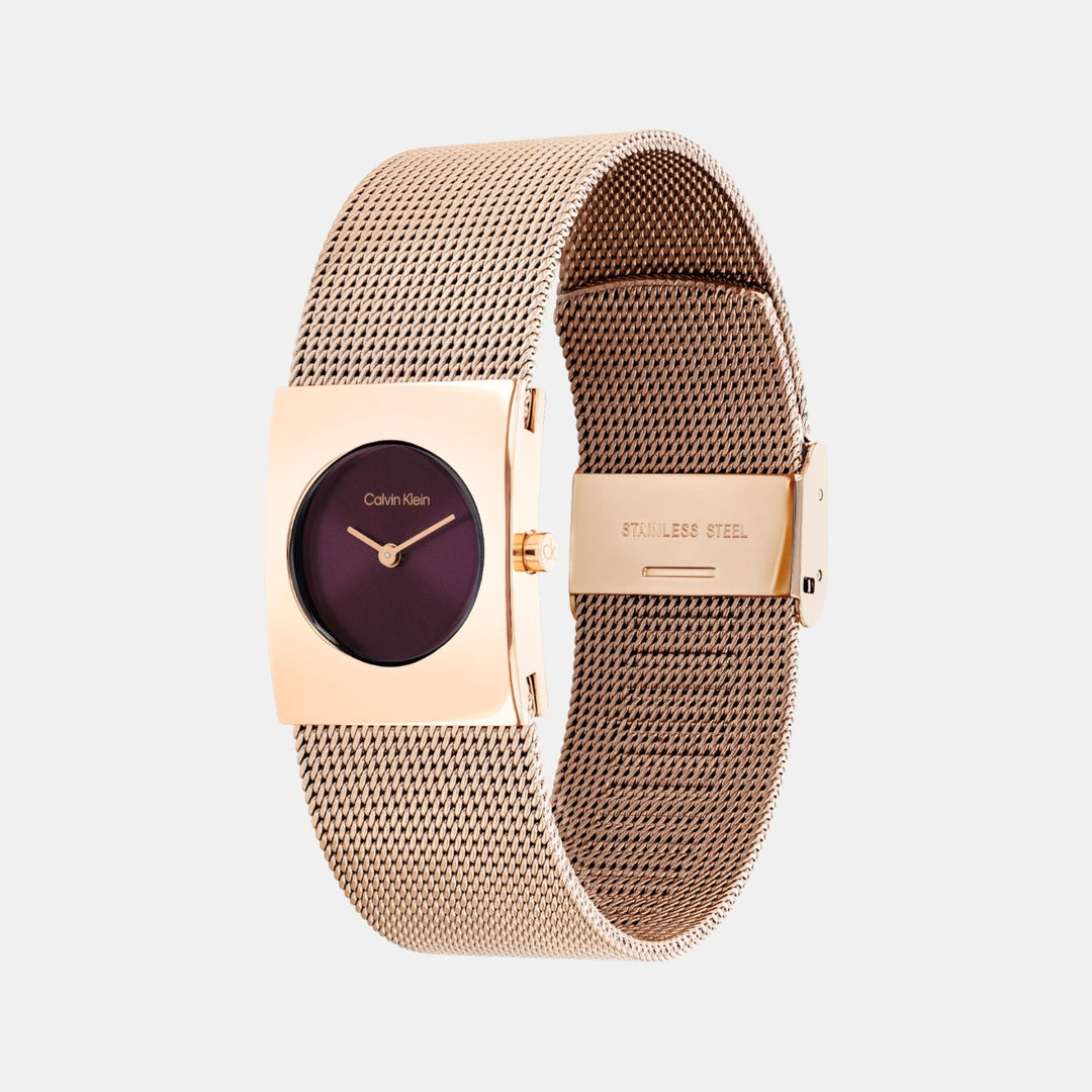 Calvin Klein 25100137 Burgundy Dial Women&