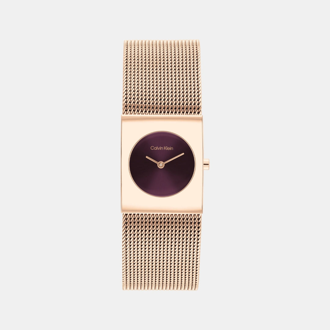 Calvin Klein 25100137 Burgundy Dial Women&