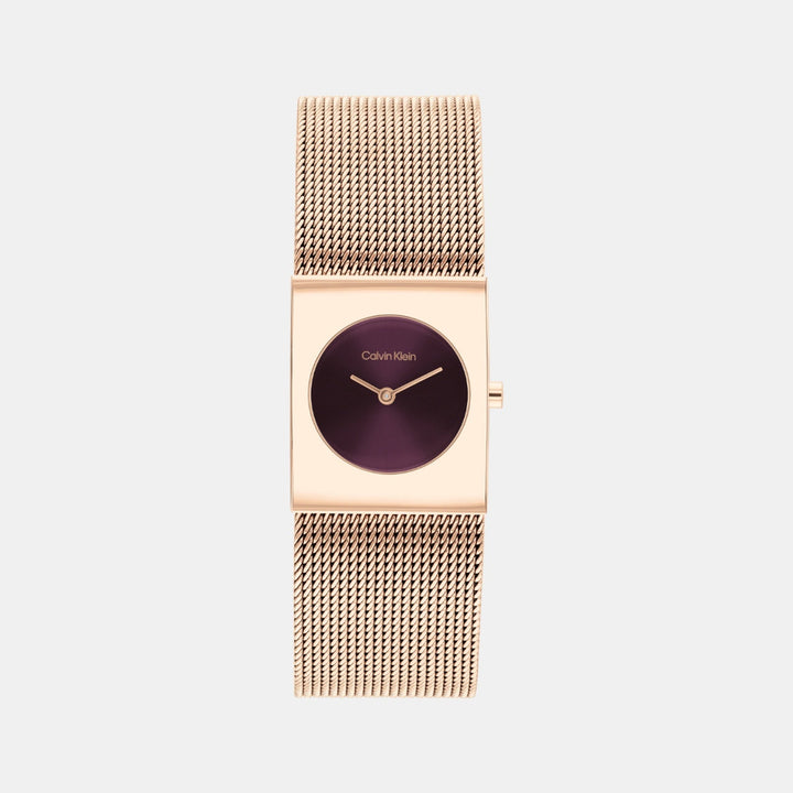 Calvin Klein 25100137 Burgundy Dial Women&