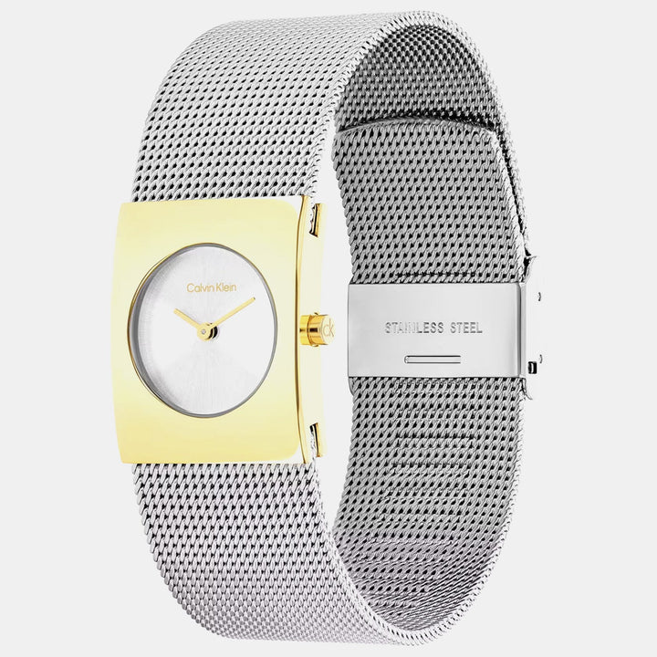 Calvin Klein 25100139 Silver Dial Women&