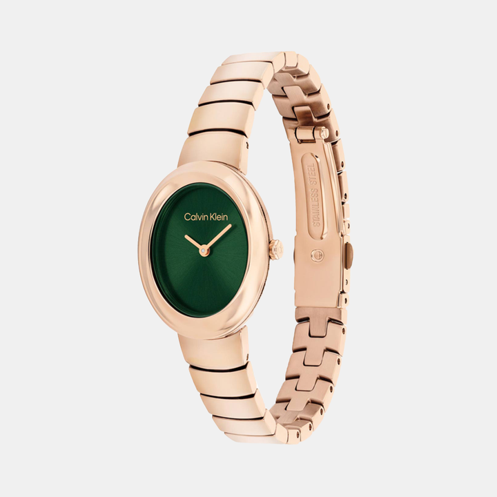Calvin Klein 25100148 Green Dial Women&
