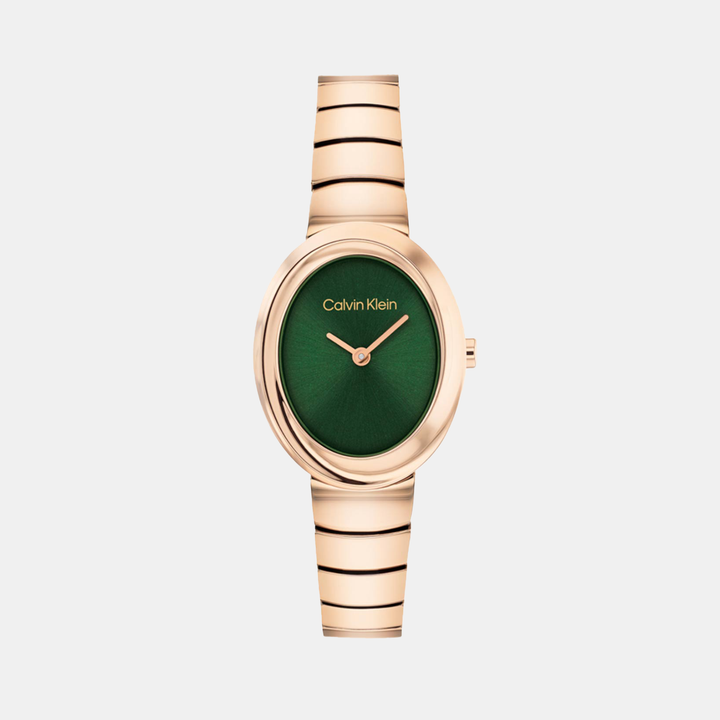 Calvin Klein 25100148 Green Dial Women&