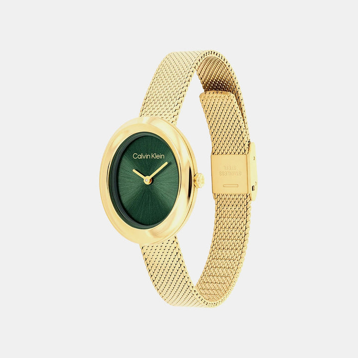 Calvin Klein 25100152 Green Dial Women&