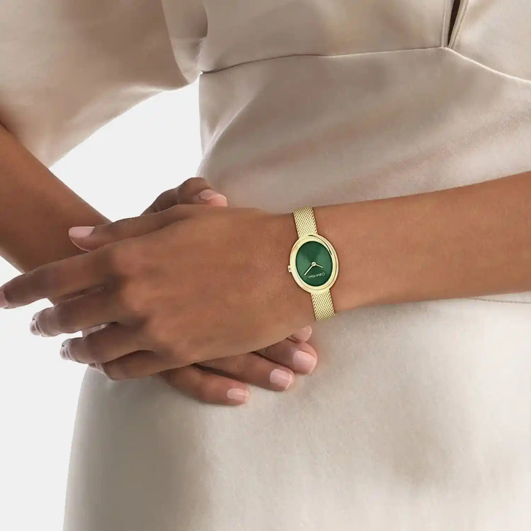 Calvin Klein 25100152 Green Dial Women&