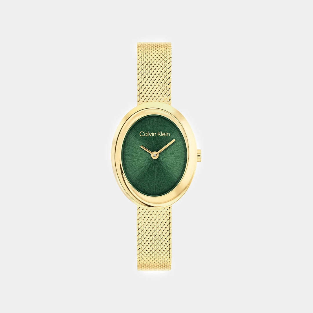 Calvin Klein 25100152 Green Dial Women&