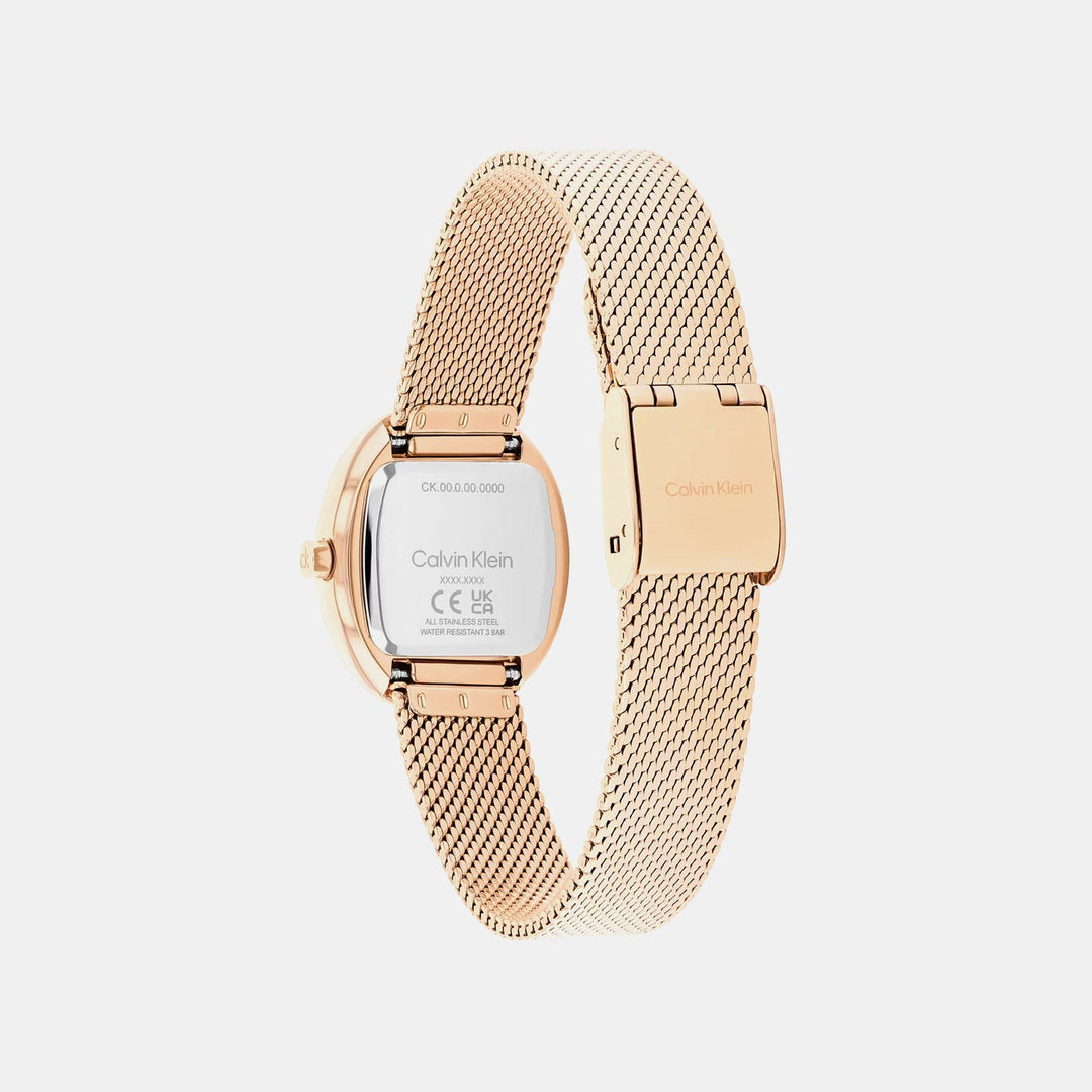 Calvin Klein 25100175 Rose Gold Dial Women&