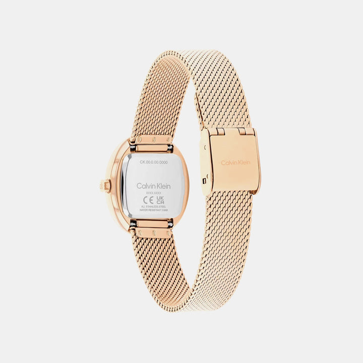Calvin Klein 25100175 Rose Gold Dial Women&