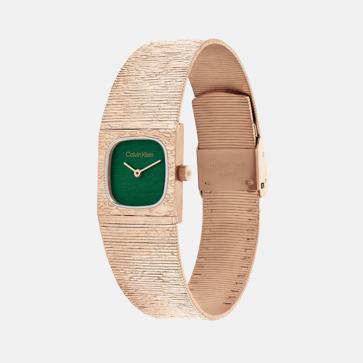 Calvin Klein 25100179 Green Dial Women&