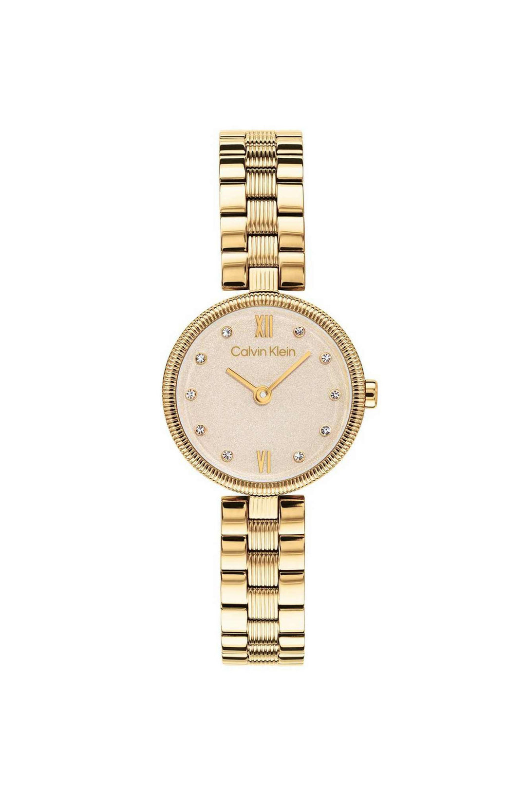 Calvin Klein Gleam 25100225 Gold Dial Women&
