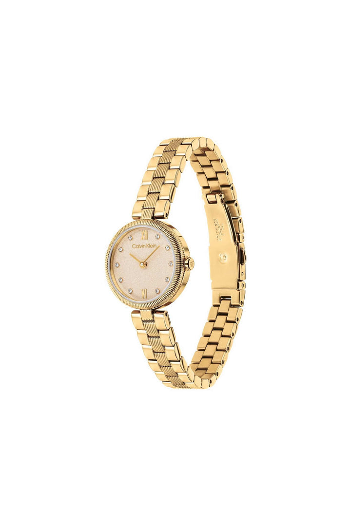 Calvin Klein Gleam 25100225 Gold Dial Women&