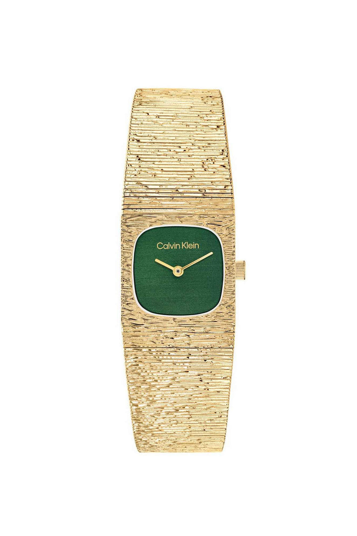 Calvin Klein Sophisticated Square 25100228 Green Dial Women&