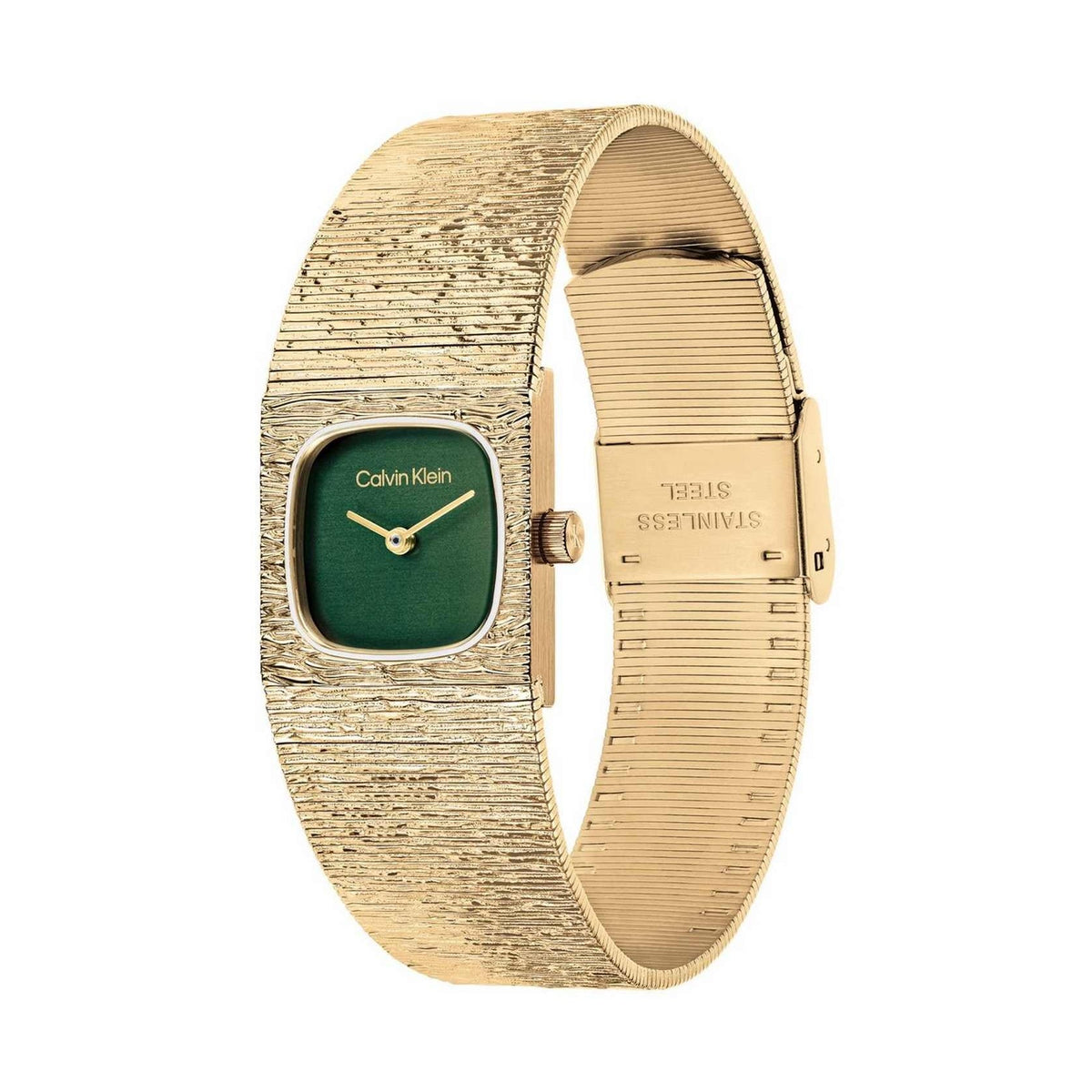 Calvin Klein Sophisticated Square 25100228 Green Dial Women's Watch