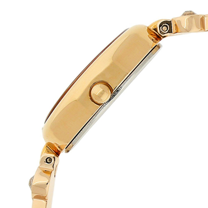 Titan Raga Foliage Rose Gold Dial Women Watch With Metal Strap NS2511WM05