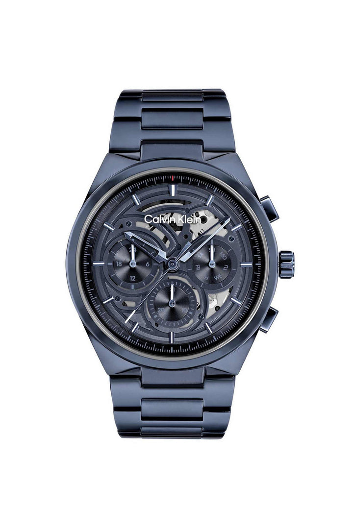Calvin Klein Distinguish Skeleton 25200574 Blue Dial Men&