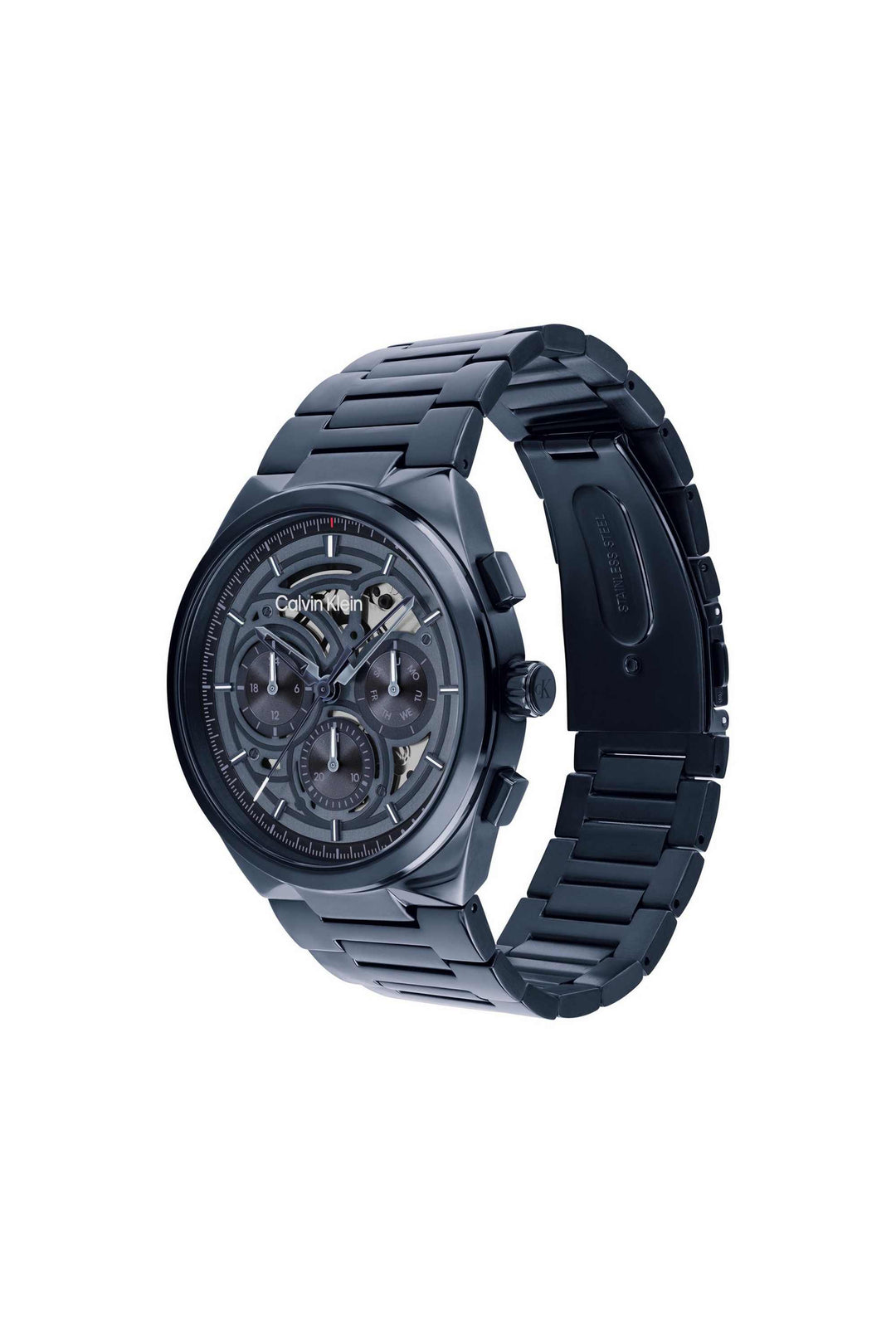 Calvin Klein Distinguish Skeleton 25200574 Blue Dial Men&