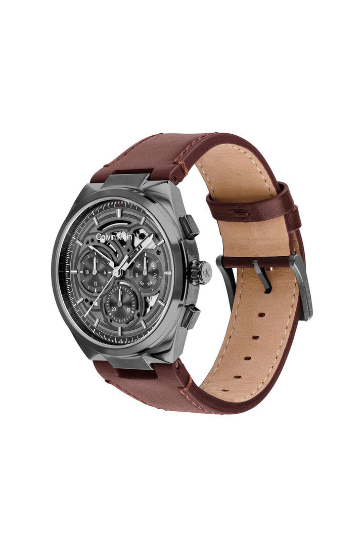 Calvin Klein Distinguish Skeleton 25200576 Grey Dial Men&
