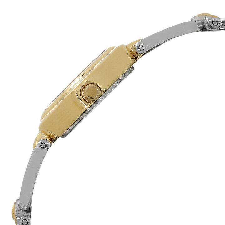 Titan Quartz Analog White Dial Stainless Steel Strap Watch for Women NS2536BM02