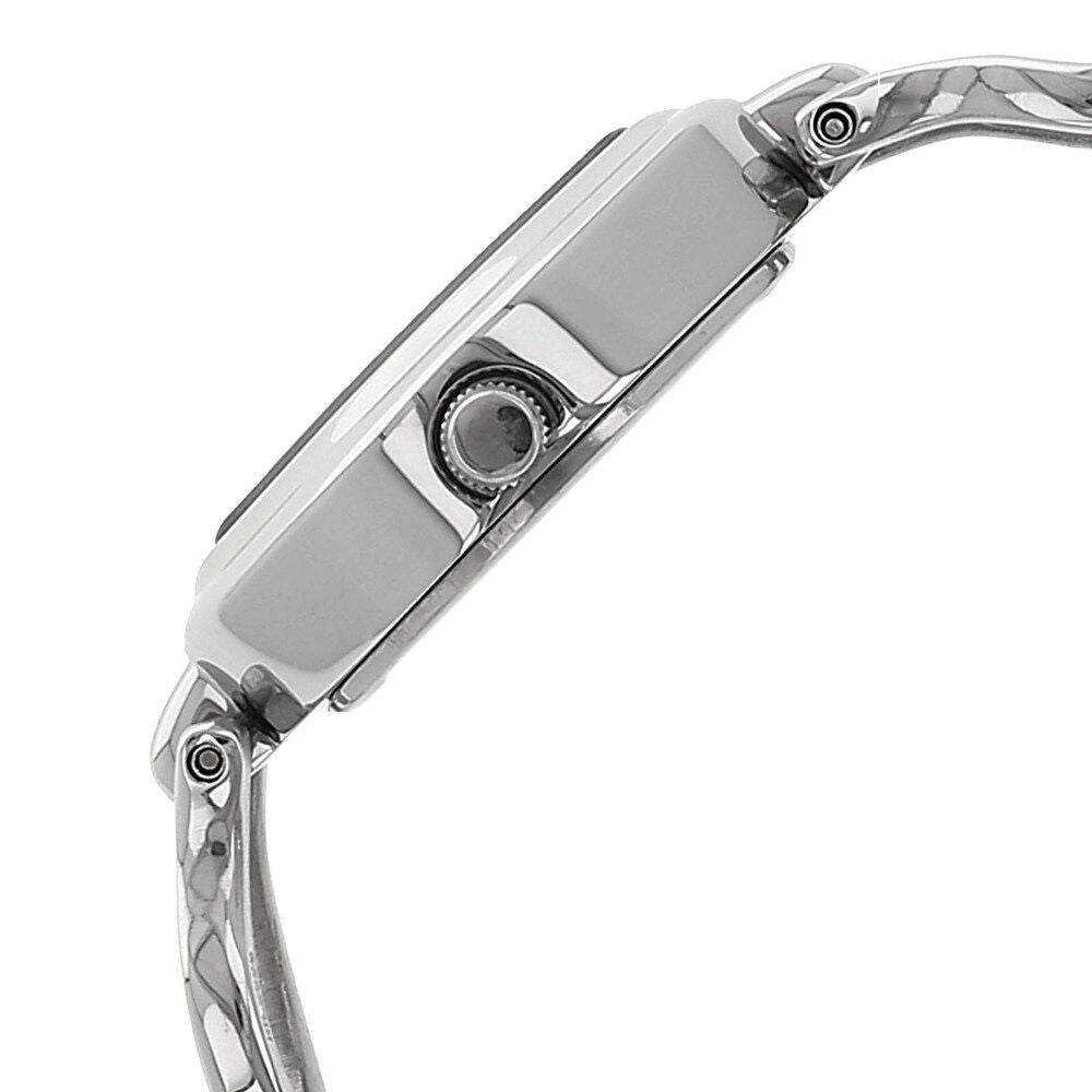 Titan Quartz Analog Silver Dial Stainless Steel Strap Watch for Women NS2536SM02