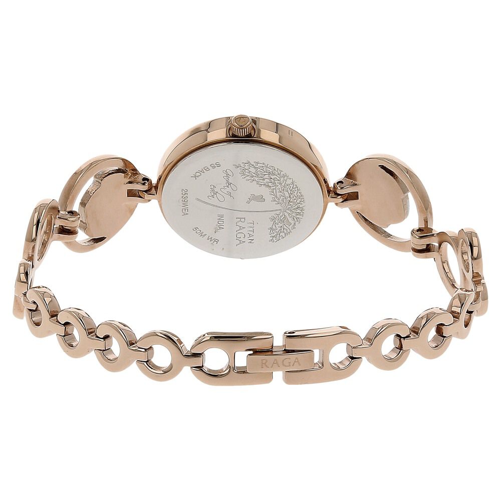 Titan Raga Garden Of Eden Mother of Pearl Dial Women Watch With Metal Strap - The Watch Factory ®