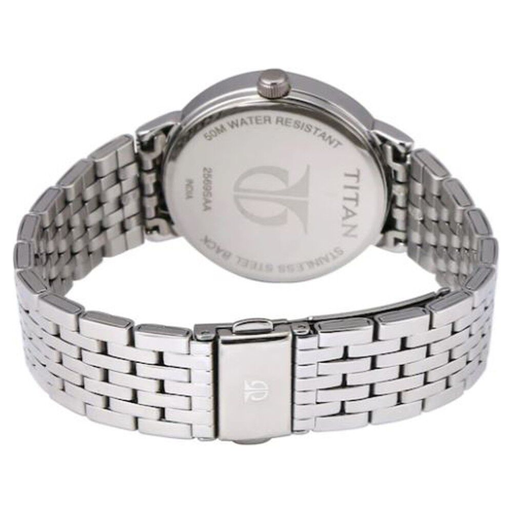 Titan Workwear Blue Dial Women Watch With Stainless Steel Strap NS2569SM01