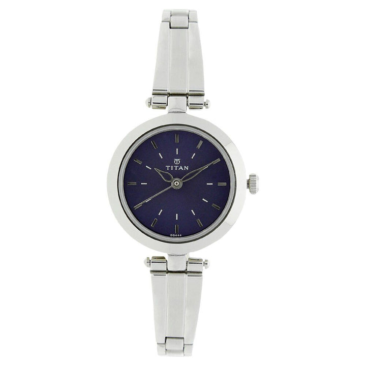 Titan Karishma Blue Dial Analog Stainless Steel Strap Watch for Women NS2574SM01