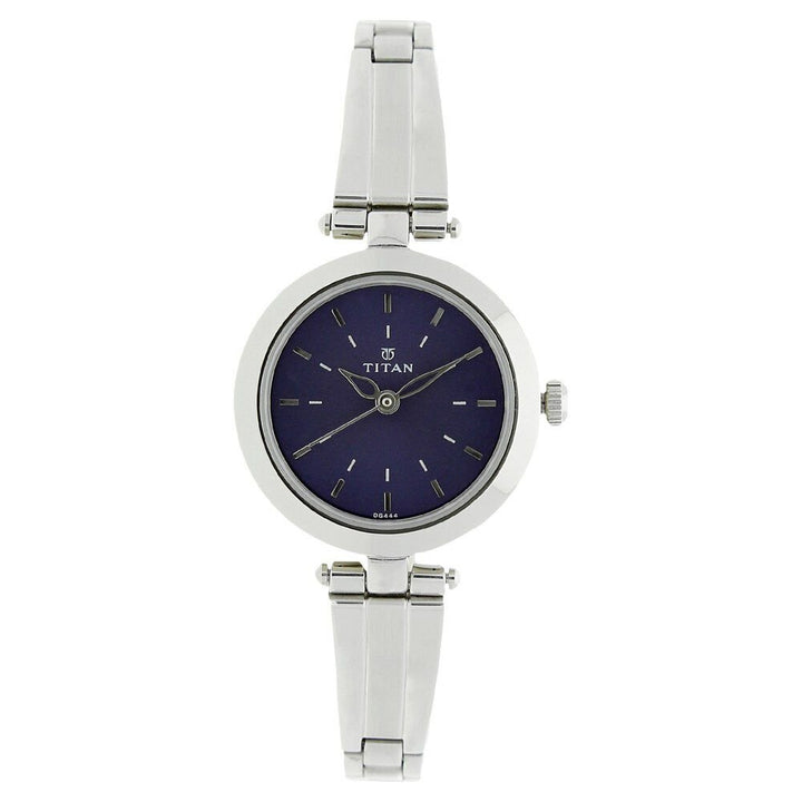 Titan Karishma Blue Dial Analog Stainless Steel Strap Watch for Women - The Watch Factory ®