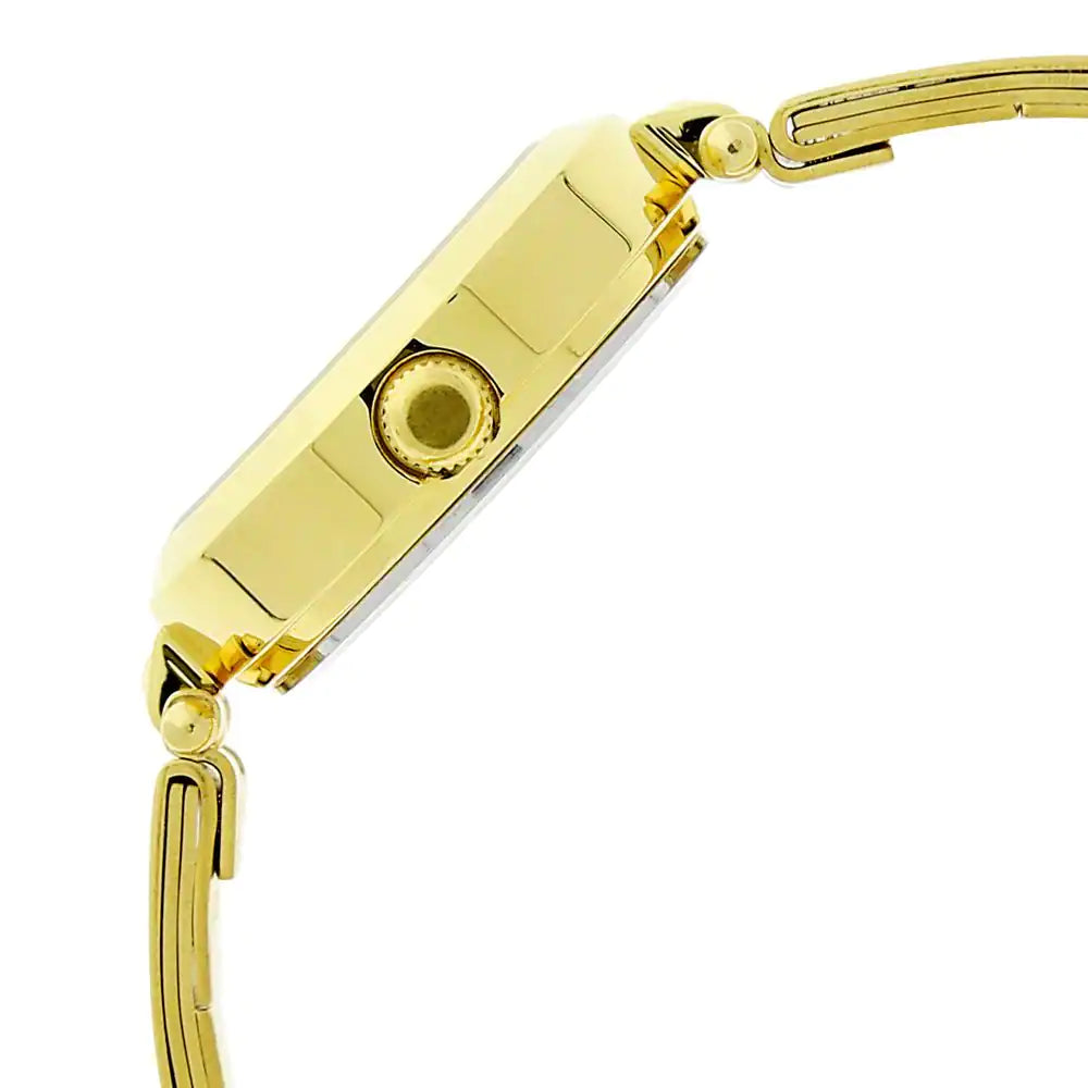 Titan Champagne Dial Golden Stainless Steel Strap Watch NP2574YM01 (DG443)