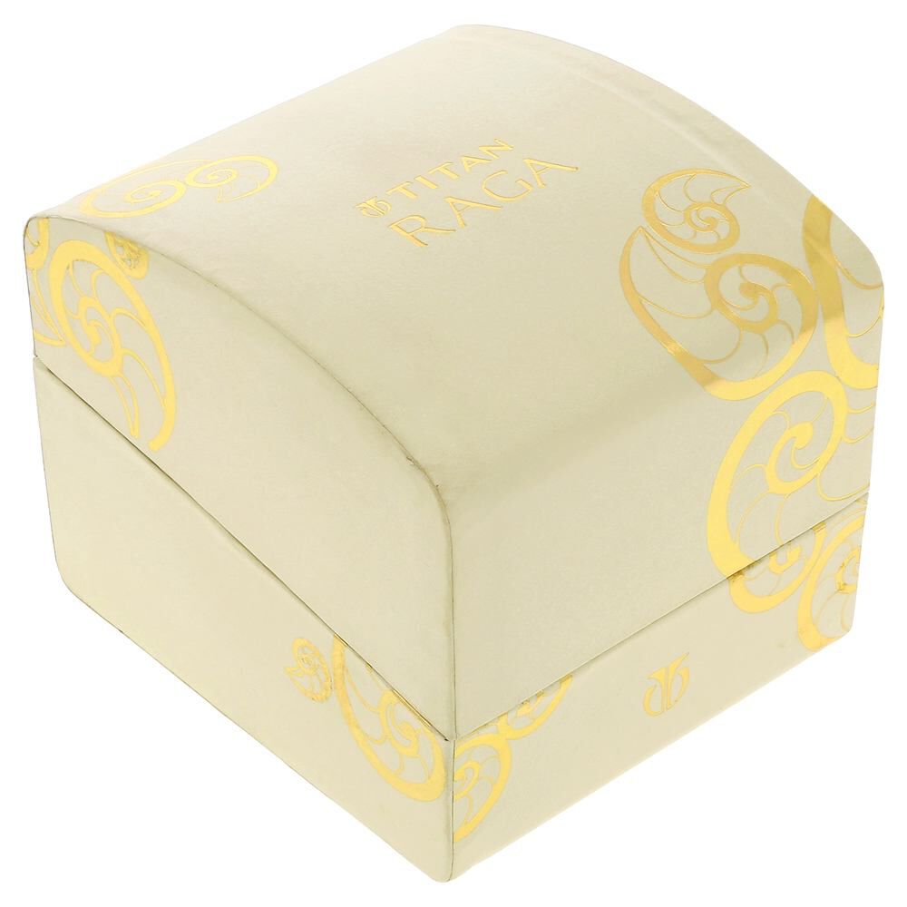 Titan Raga Viva Quartz Analog Rose Gold Round Dial Rose Gold Metal Strap Watch For Women - The Watch Factory ®