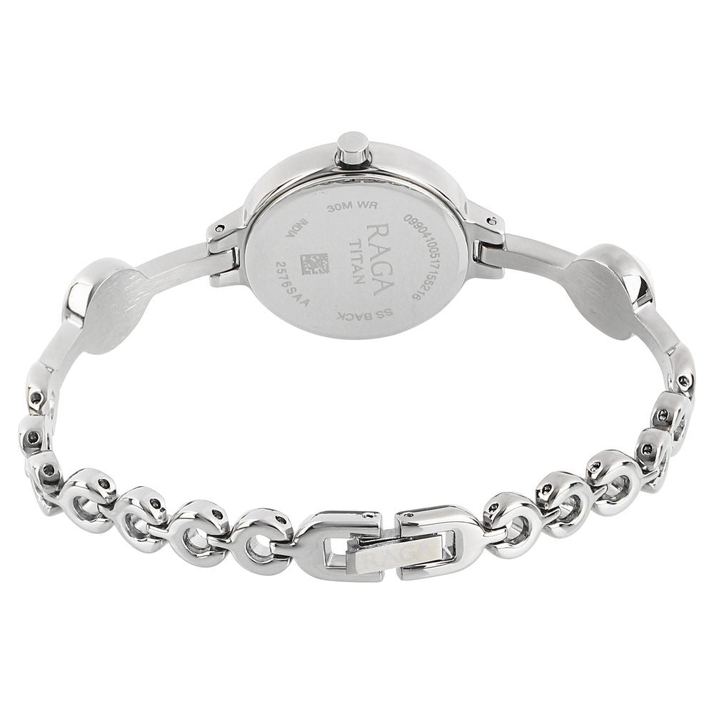 Titan Quartz Analog Pink Dial Metal Strap Watch for Women - The Watch Factory ®