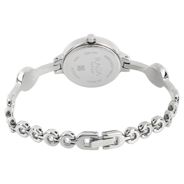 Titan Quartz Analog Pink Dial Metal Strap Watch for Women - The Watch Factory ®