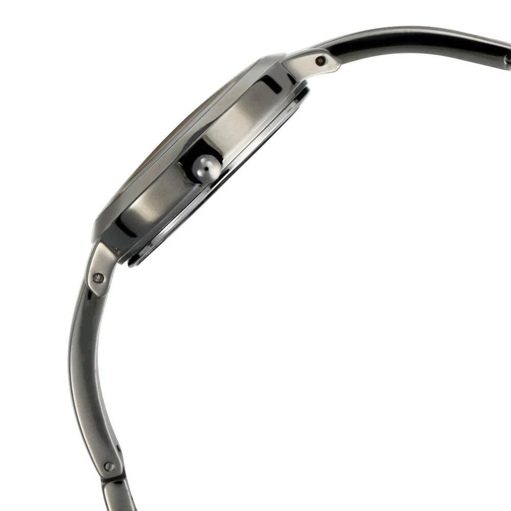 Titan Quartz Analog with Date Grey Dial Metal Strap Watch for Women NP2578QM02