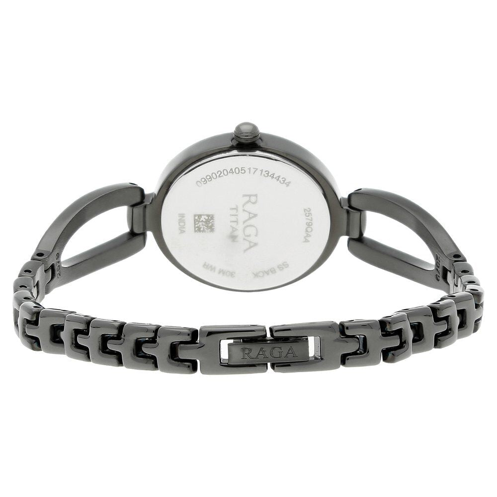 Titan Raga Viva Anthracite Dial Women Watch With Metal Strap NS2579QM01